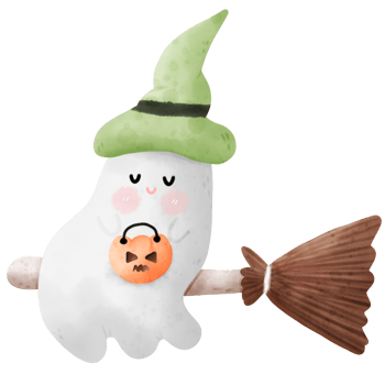 Halloween Ghost Watercolor png
