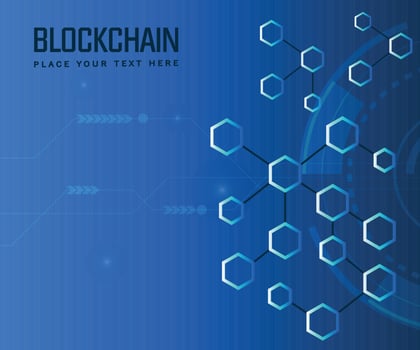 Hexagonal geometric background. Network and social hexagon. Future geometric template. vector