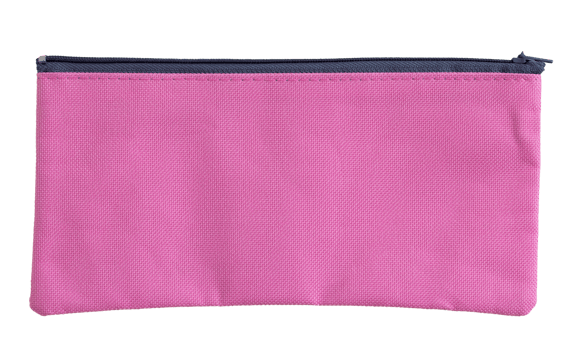 pink canvas bag isolated with clipping path png