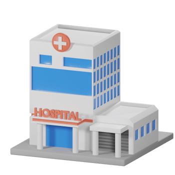3D Isometric Hospital png