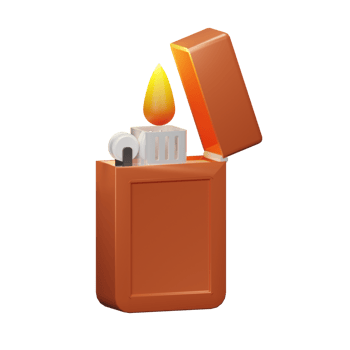 3D Icon lighter png