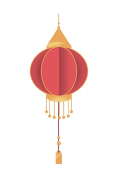 chinese lantern decoration vector