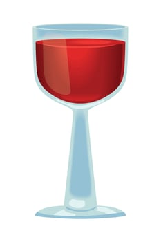 wine glass icon vector