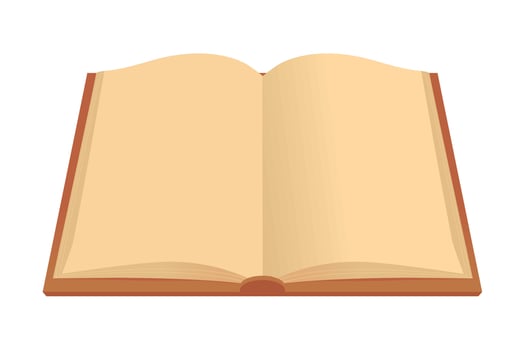 open book icon vector