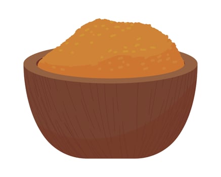 powder of ginger vector