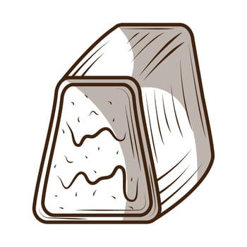 candy of chocolate vector