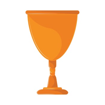 antique chalice icon vector