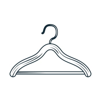clothes hanger laundry vector