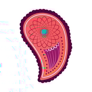 arabesque ornament icon vector
