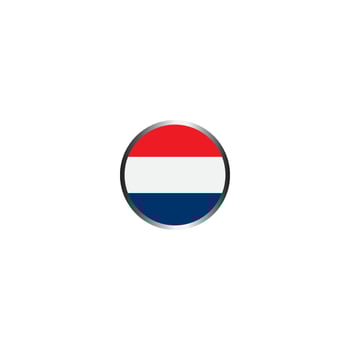 Netherlands flag icon vector