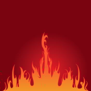 fire icon vector illustration symbol design