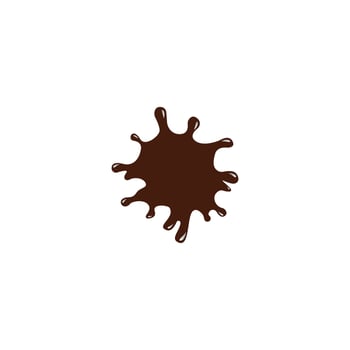 Chocolate icon Dragon logo background, vector illustration template design