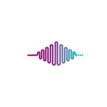 sound wave icon vector