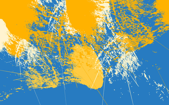 Abstract grunge texture blue and yellow background vector