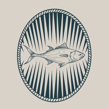 illustration vector of tuna fish perfect for print,background,etc.
