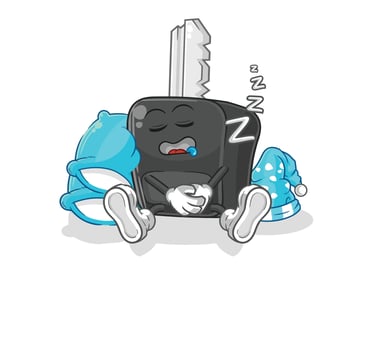 car key cartoon vector