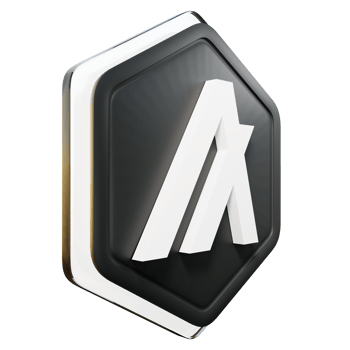 Algorand ALGO Badge Crypto 3D Rendering png