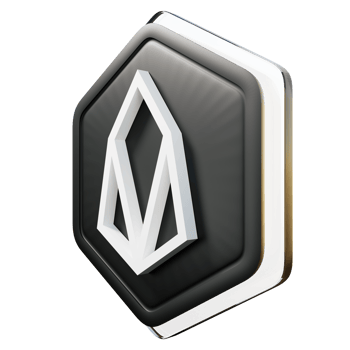 EOS EOS Badge Crypto 3D Rendering png