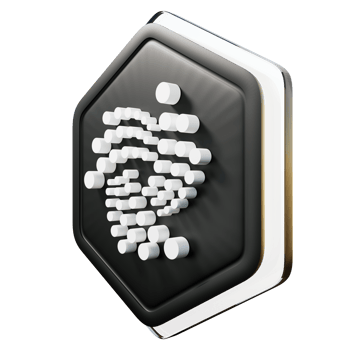 IOTA MIOTA Badge Crypto 3D Rendering png