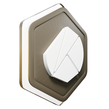 Klaytn KLAY Badge Crypto 3D Rendering png