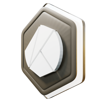 Klaytn KLAY Badge Crypto 3D Rendering png