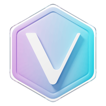 VeChain VET Badge Crypto 3D Rendering png