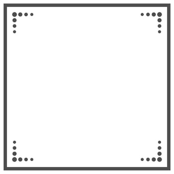 black simple line border frame vector