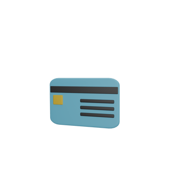 3d credit card png