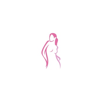 Woman body concept illustration vector