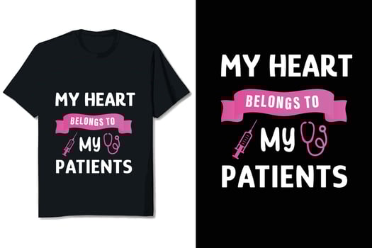 Nurse T-shirt Design vector