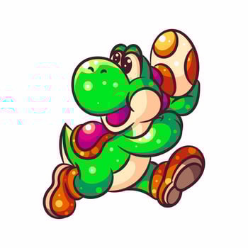 CUTE TURTLE AND EGG vector