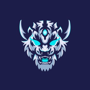 cat esport mascot logo vector