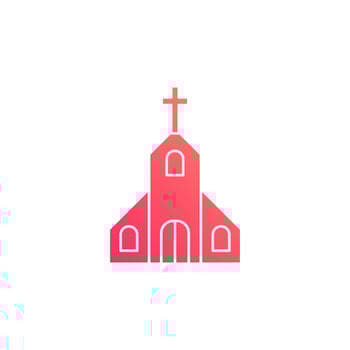 church icon vector for website symbol icon presentation