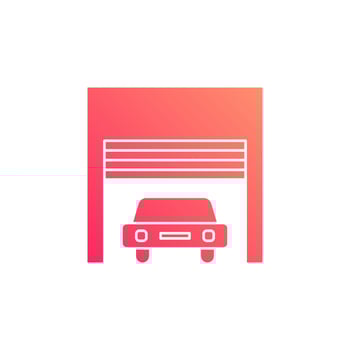 garage icon vector for website symbol icon presentation