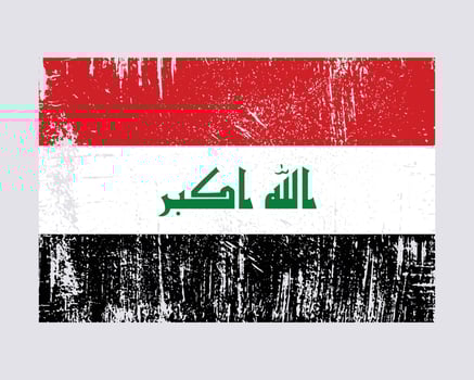 Iraq flag vector