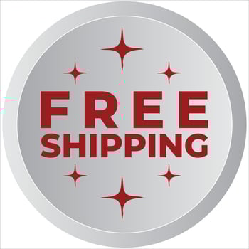 Free shipping Label, Vector illustration free shipping label. Modern dynamic sales banner