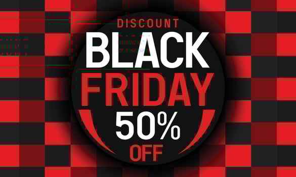 Black Friday Offer Social media poster banner vector