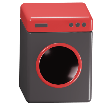 Washing Machine 3d Icon png