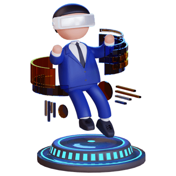 3d metaverse character png