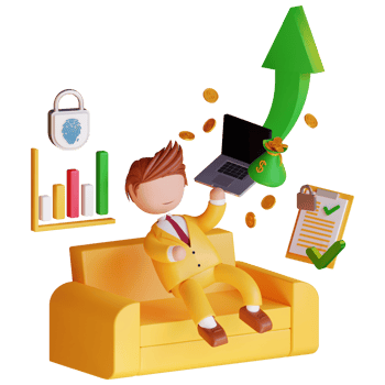 3d infographic investment growth png