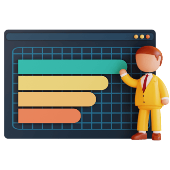 3d infographic investment growth png