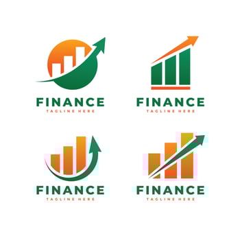 Finance up bundle logo graphic vector