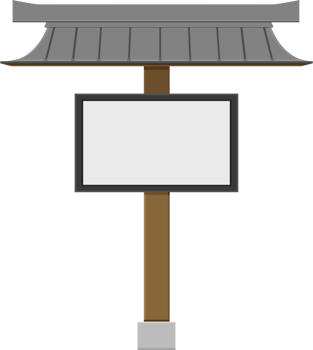 japanese news and advertising signs png