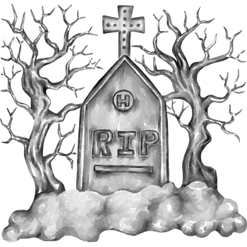 Halloween elements collection illustration designed with watercolor graphics techniques Perfect for Halloween theme decorations, digital printing, kindergarten, stickers, cards,  gifts and more. png
