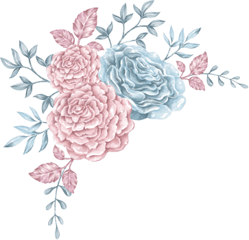 Illustration of a collection of flowers and leaves Designed with watercolor graphics techniques. Perfect for decorating theme weddings, wedding cards, digital prints, weddings, gifts and more. png