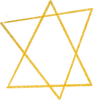 Gold geometric shape frame png