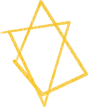 Gold geometric shape frame png