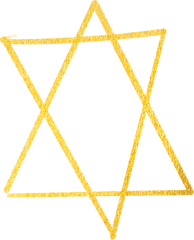 Gold geometric shape frame png