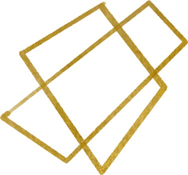 Gold geometric shape frame png