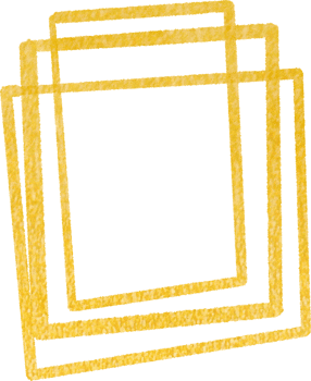 Gold geometric shape frame png